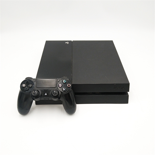 Playstation 4 Konsol 500GB - Sort - SNR 03-27452224-8214688 (C Grade) (Genbrug)